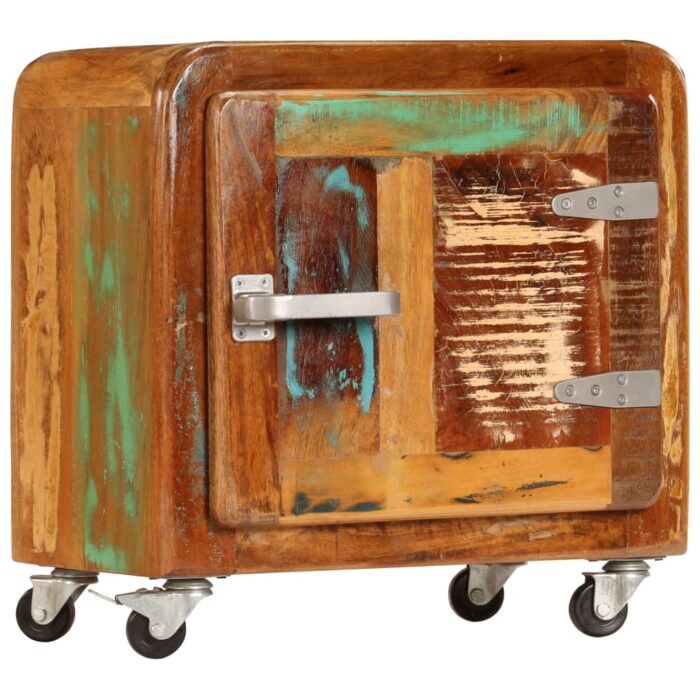 Table de chevet 50 x 30 x 50 cm Bois de récupération massif – Image 12