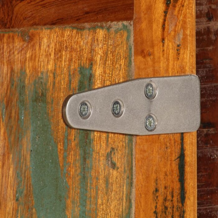 Table de chevet 50 x 30 x 50 cm Bois de récupération massif – Image 3