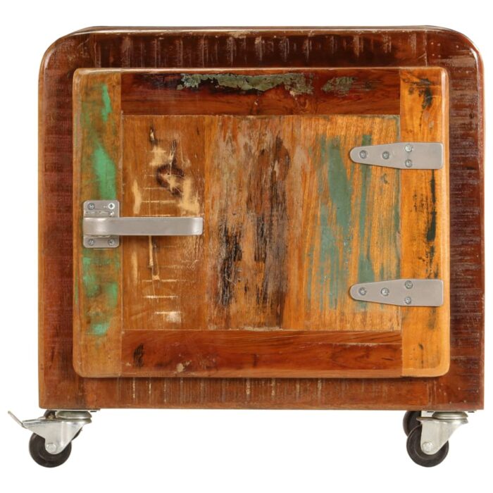 Table de chevet 50 x 30 x 50 cm Bois de récupération massif – Image 4