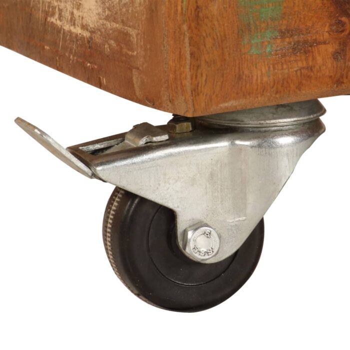 Table de chevet 50 x 30 x 50 cm Bois de récupération massif – Image 7