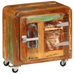 Table de chevet 50 x 30 x 50 cm Bois de récupération massif – Image 9