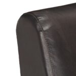 Fauteuil gris cuir véritable – Image 5