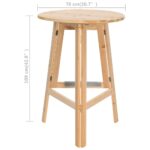 Table de bar pliable 78 cm Bois de sapin – Image 6
