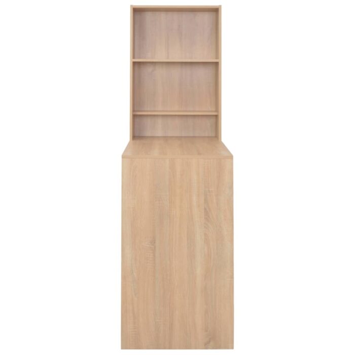 Table de bar avec armoire Chêne 115x59x200 cm – Image 4
