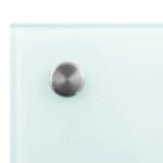 Dosseret de cuisine Blanc 70x60 cm Verre trempé – Image 2