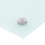 Dosseret de cuisine Blanc 70x60 cm Verre trempé – Image 3