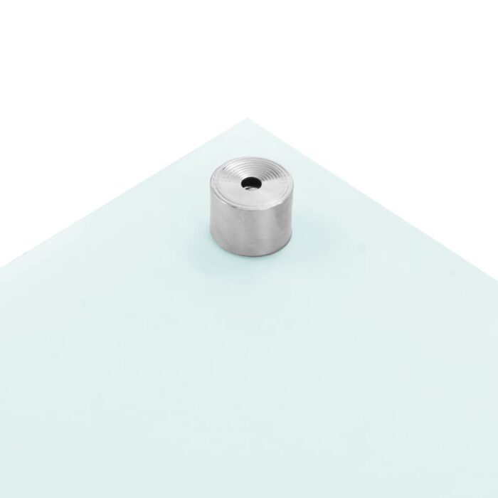 Dosseret de cuisine Blanc 70x60 cm Verre trempé – Image 4