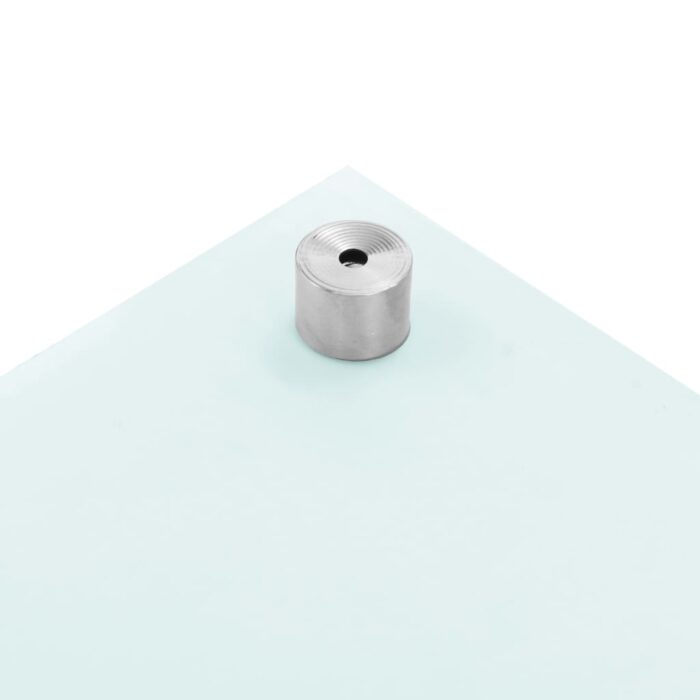 Dosseret de cuisine Blanc 80x40 cm Verre trempé – Image 4