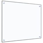 Dosseret de cuisine Transparent 70x60 cm Verre trempé