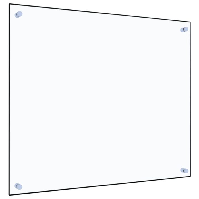 Dosseret de cuisine Transparent 70x60 cm Verre trempé – Image 1