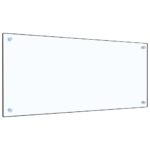 Dosseret de cuisine Transparent 90 x 40 cm Verre trempé