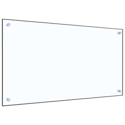 Dosseret de cuisine Transparent 90x50 cm Verre trempé