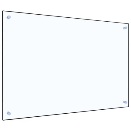 Dosseret de cuisine Transparent 90x60 cm Verre trempé