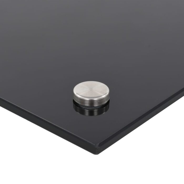 Dosseret de cuisine Noir 70x40 cm Verre trempé – Image 4