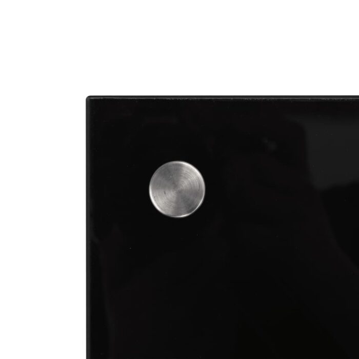 Dosseret de cuisine Noir 80x40 cm Verre trempé – Image 3