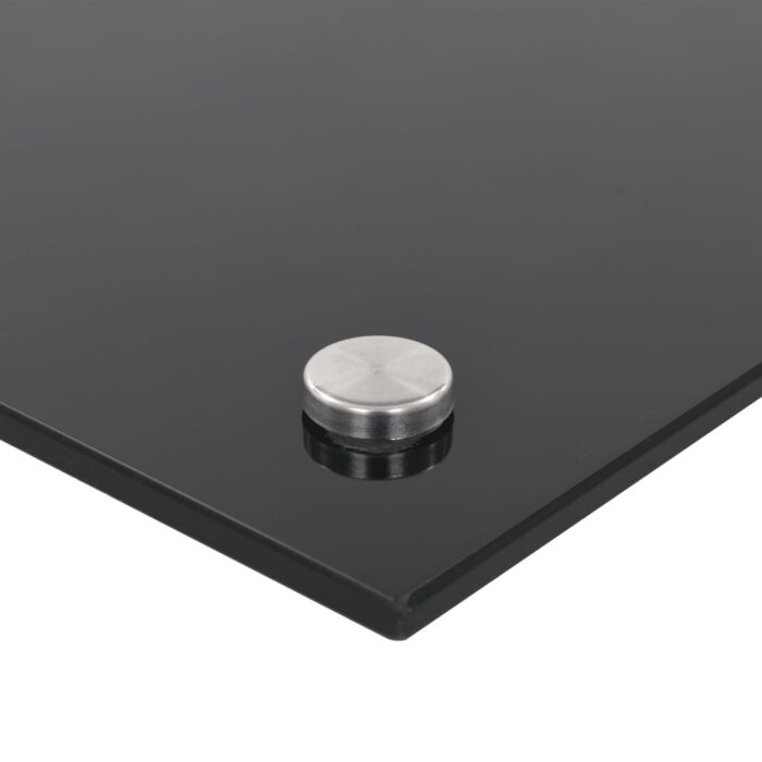 Dosseret de cuisine Noir 80x40 cm Verre trempé – Image 4