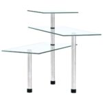 Étagère d'angle de cuisine à 3 niveaux Verre trempé – Image 3
