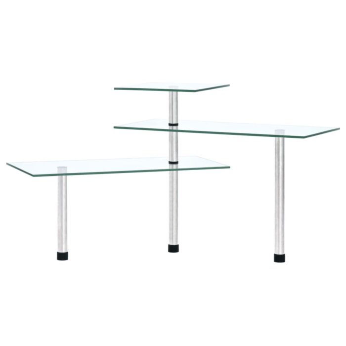 Étagère d'angle de cuisine à 3 niveaux Verre trempé – Image 4