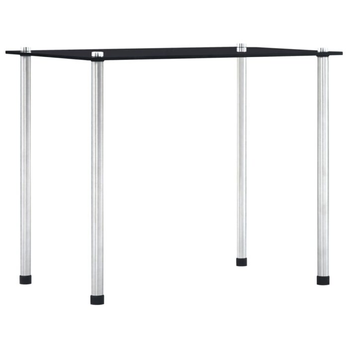 Tables gigognes 3 pcs Noir Verre trempé – Image 4