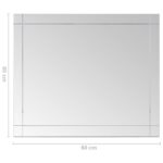 Miroir mural 80x60 cm Verre – Image 4