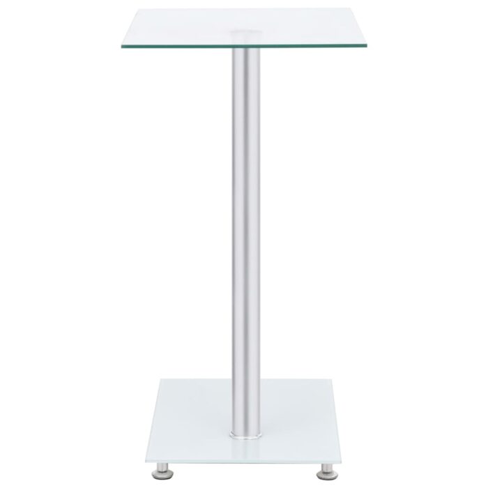 Table d'appoint en forme U Transparent 45x30x58 cm Verre trempé – Image 3