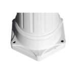 Lampadaire de jardin 3 bras 215 cm Blanc Aluminium – Image 4