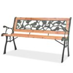 Banc de jardin 122 cm Bois