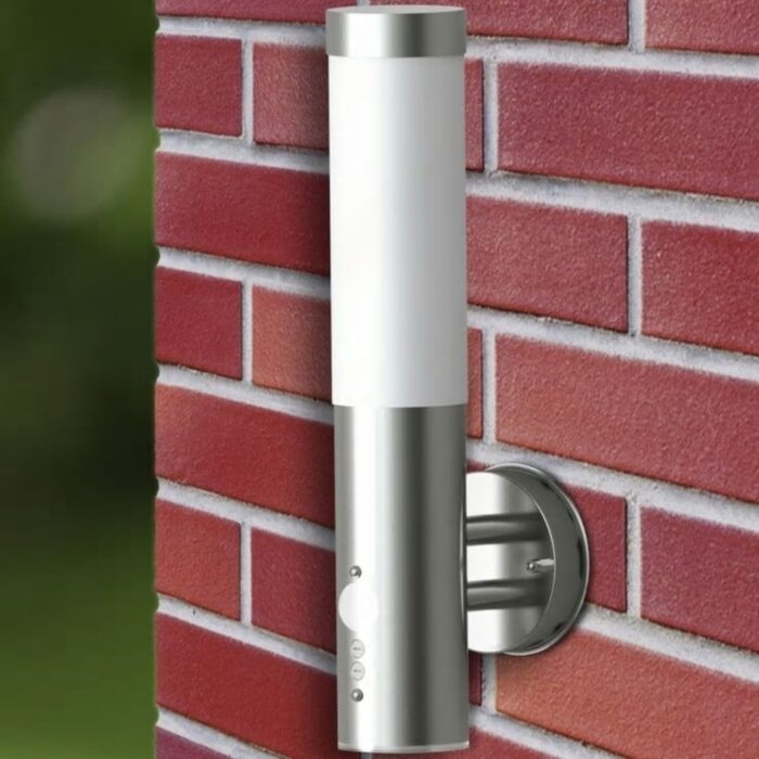 Applique murale extérieure avec capteur de mouvement inox – Image 4