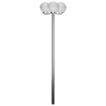 Lampadaire de jardin 3 lampes 220 cm