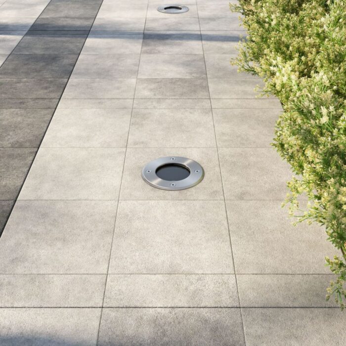 3 pcs Lampes encastrables au sol d'extérieur Rond – Image 2