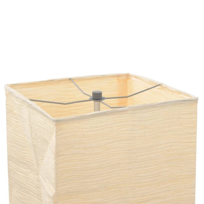 Lampadaire avec support en acier 135 cm Beige – Image 2