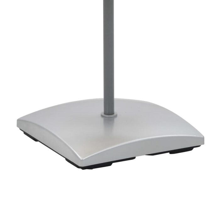Lampadaire avec support en acier 135 cm Beige – Image 3