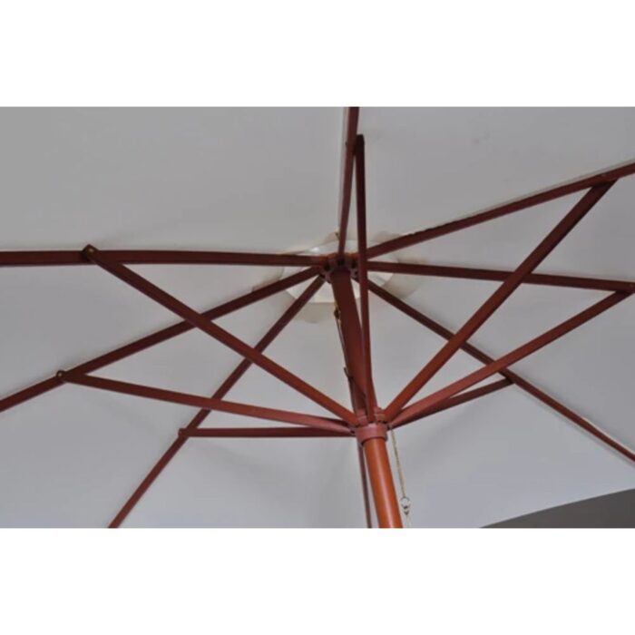 Parasol 300x258 cm Blanc sable – Image 2
