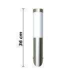 Applique murale d'extérieur 2 pcs Acier inoxydable – Image 4