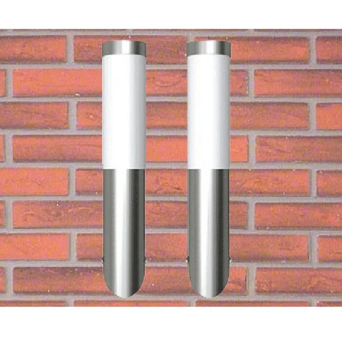 Applique murale d'extérieur 2 pcs Acier inoxydable – Image 1
