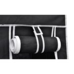 Garde-robe en tissu 2 pcs Noir – Image 3