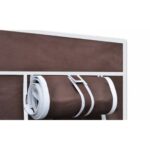 Garde-robe en tissu 2 pcs Marron – Image 3