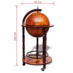 Support de vin sous forme de globe Bois d'eucalyptus – Image 6