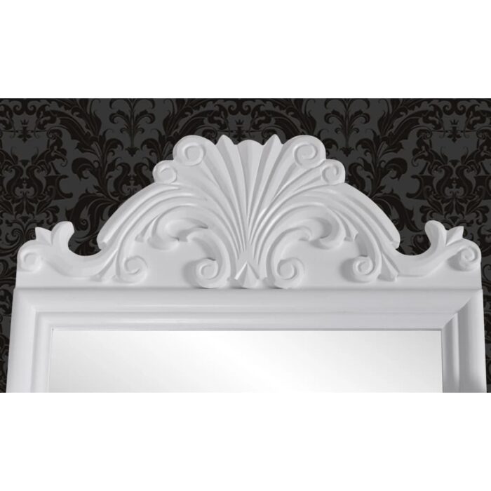 Coiffeuse avec miroir pivotant rectangulaire MDF – Image 2