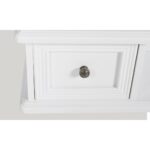 Coiffeuse avec miroir pivotant rectangulaire MDF – Image 3