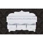 Étagère murale avec 3 tiroirs 2 crochets – Image 2