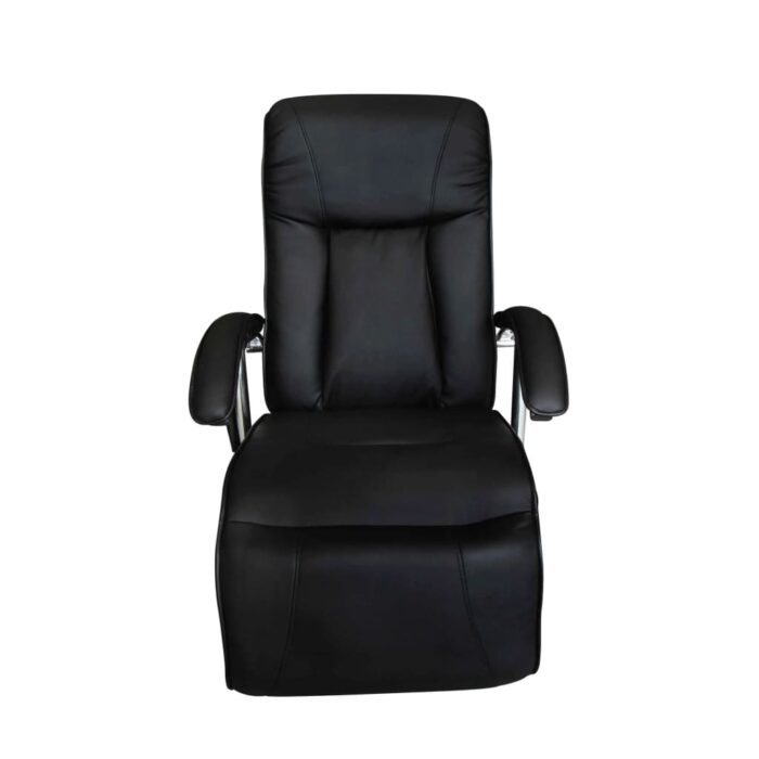 Fauteuil de massage Noir Similicuir – Image 2