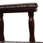 Chaise de bureau pivotante Marron – Image 3