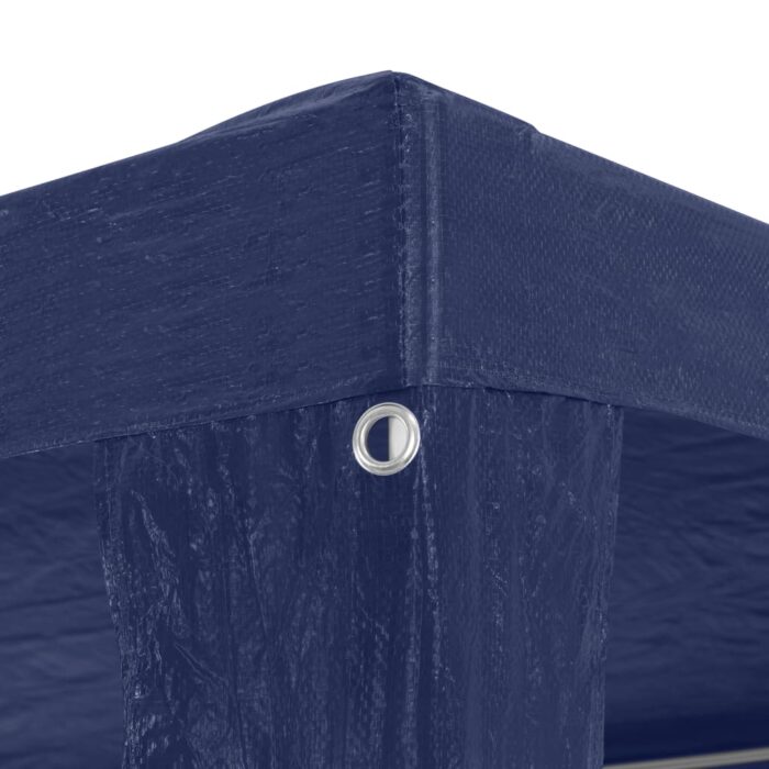Tonnelle de jardin Tente de réception Chapiteau Bleu 3x3m – Image 4