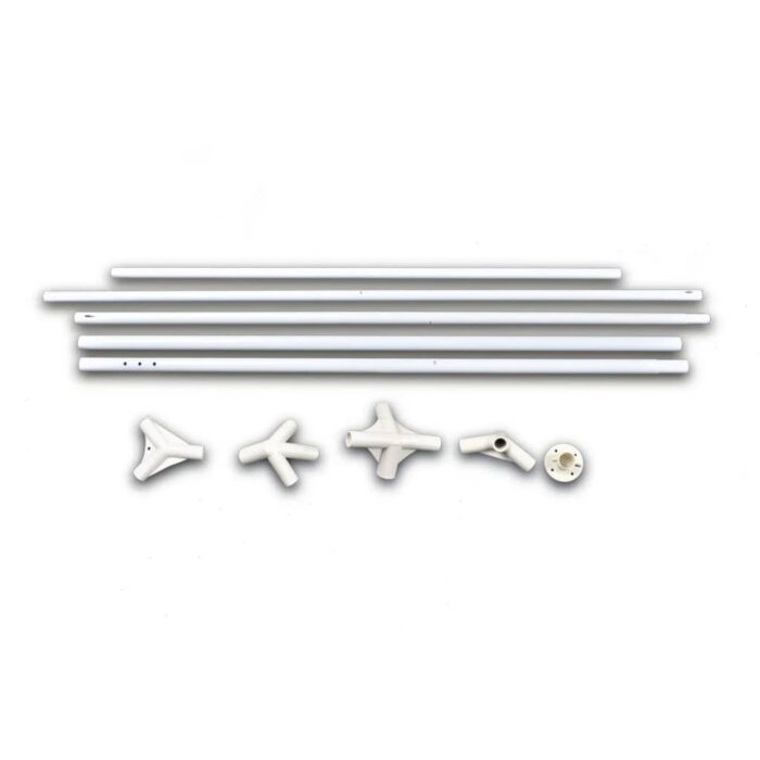 Tente de réception 3 x 6 m Blanc – Image 3