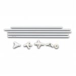 Tente de réception 3 x 6 m Bleu – Image 3