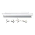 Tente de réception 3x9 m Blanc – Image 3