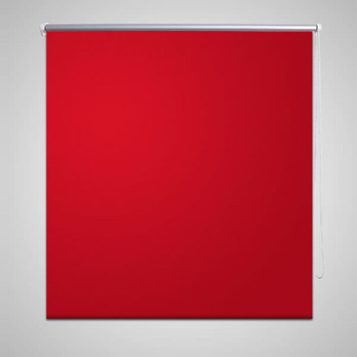 Store enrouleur occultant 80 x 175 cm rouge – Image 1