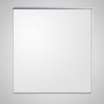Store enrouleur occultant 120 x 230 cm blanc