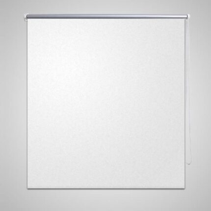 Store enrouleur occultant 120 x 230 cm blanc